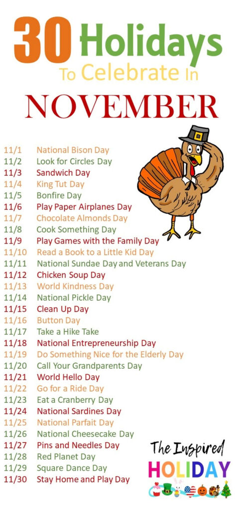 November Is The Perfect Time To Celebrate And Not Just Thanksgiving 