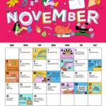 November Social Media Calendar Marketing Ideas The Shelf Calendar