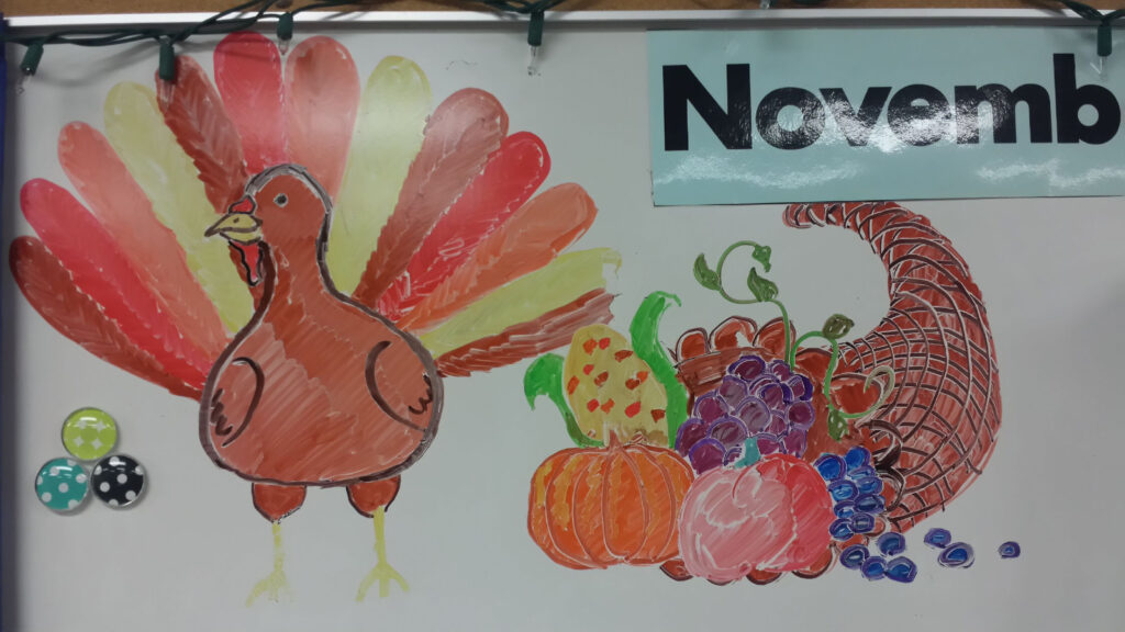 November Whiteboard Calendar Ideas Printable And Enjoyable Learning