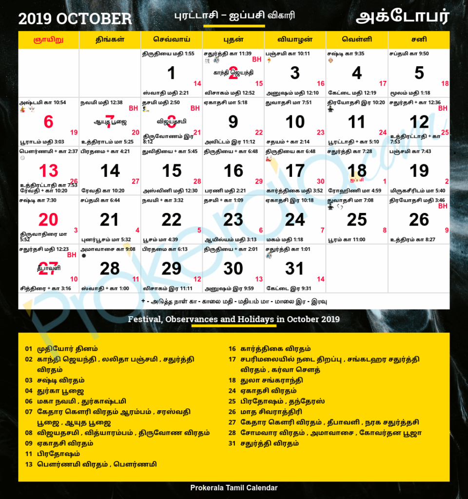Oct 30 Tamil Calendar Bobby Nicoli