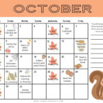 October 2022 Kids 39 Self Care And Family Fun Calendar Laura Linn Knight