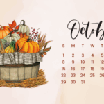 October 2023 Calendar Desktop Wallpaper EntheosWeb