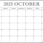 October 2023 Calendar Free Printable Calendars