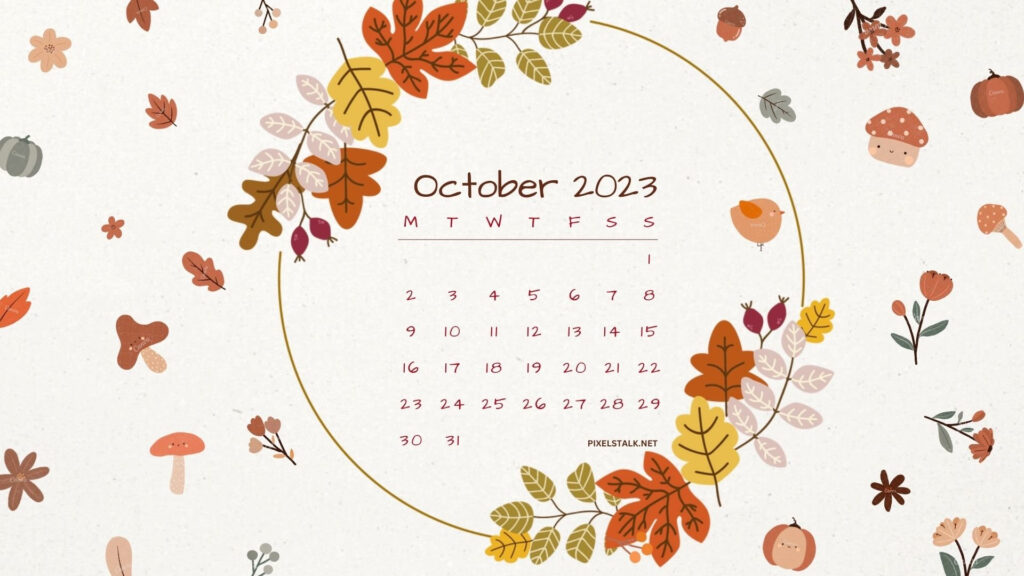 October 2023 Calendar Wallpapers Top Free October 2023 Calendar 