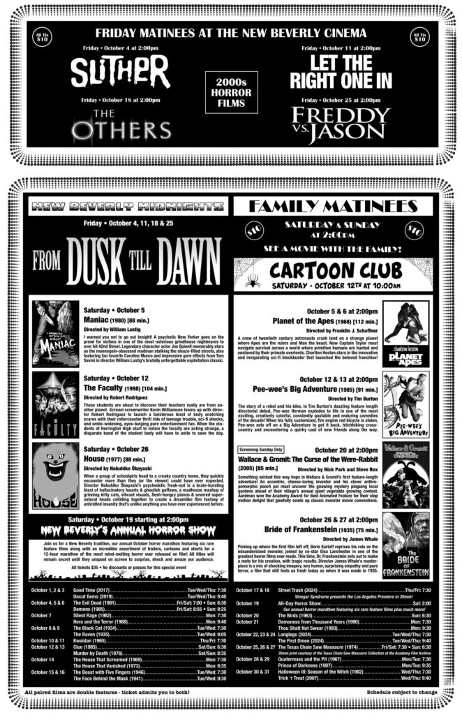 October 2024 At The New Beverly