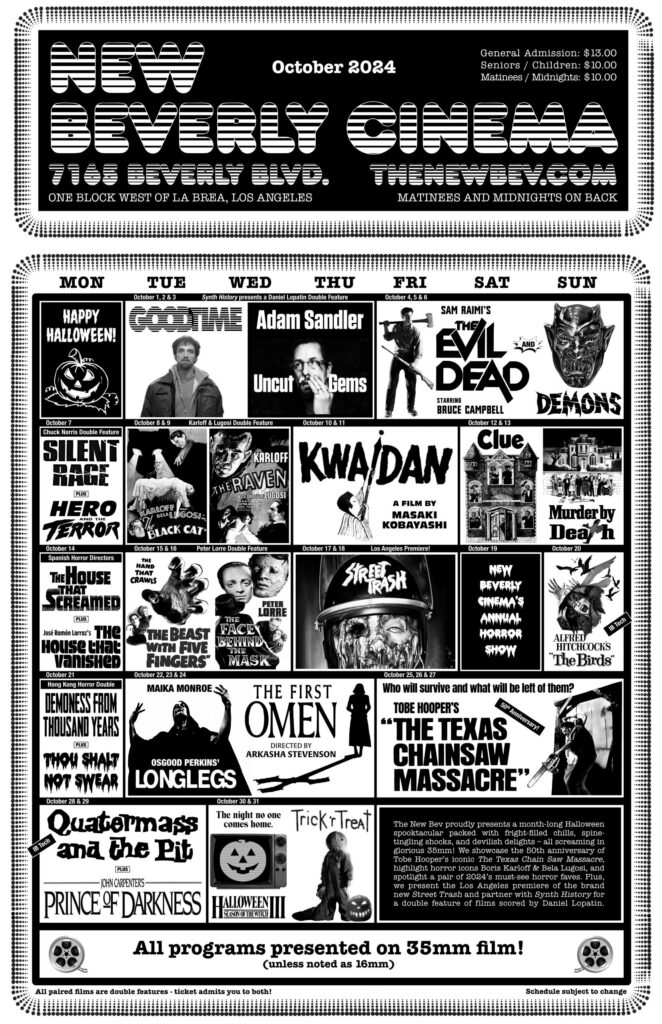 October 2024 At The New Beverly