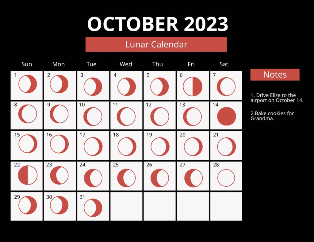 October 2024 Moon Phases Calendar Hanna Felicity