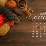 October Desktop Calendar Wallpaper 2025 Celso Cote