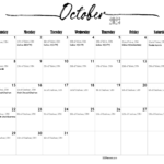 October Jewish Calendar Printable Word Searches