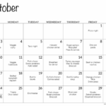 October Meal Plan Family Food On The Table