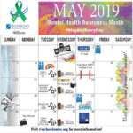 October Mental Health Calendar Jessica Thomson