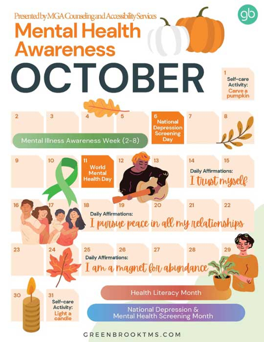 October Mental Health Month 2024 Lacie Miquela