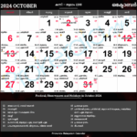 October Month Calendar 2025 Malayalam Ellie Coburn