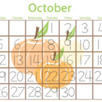 October Preschool Traceable Calendar Artofit