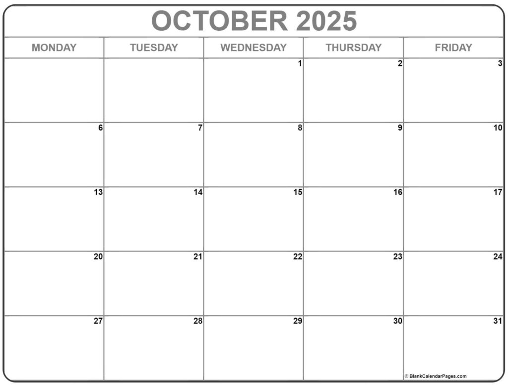 October Through January Calendar Bert Marina