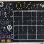 October Whiteboard Calendar Ideas