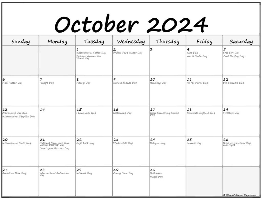 Octobre 2024 Calendrier Best Perfect Most Popular Famous New Orleans 