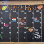 Pin By Mariah Estep On Calendar Ideas Chalkboard Calendar Calendar