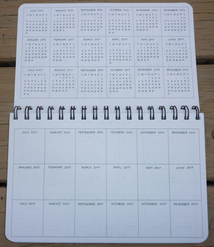 Plannerisms August To August Calendar Organizer By Mixed Role Productions