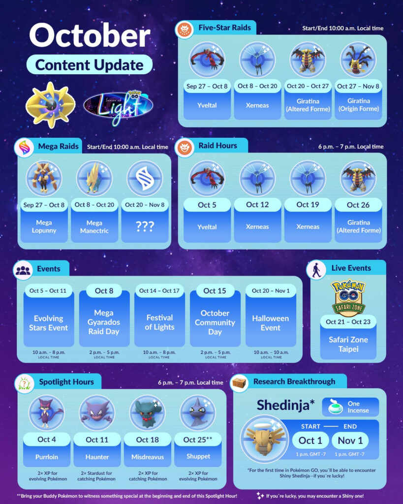 Pokemon Go October 2024 Schedule June Sallee