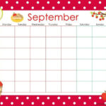 Preschool Calendar Printable