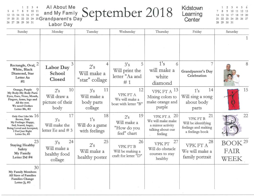 Preschool Education Stay Up To Date With September Events