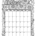 Printable August Calendars