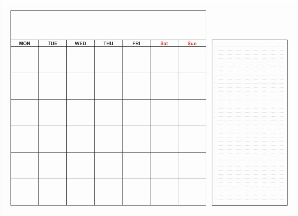 Printable Editable Monthly Calendar Template Just In Fully Editable 