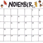 Printable November Calender