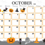 Printable October Calendar Printable Word Searches
