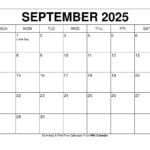 Printable September 2025 Calendar Wiki Calendar Apache OpenOffice