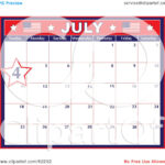 Royalty Free RF Clipart Illustration Of A Red White And Blue