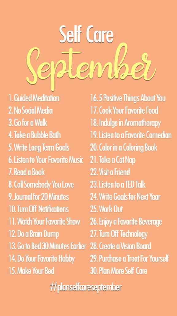Self Care September Self Care Routine Self Care Self Help