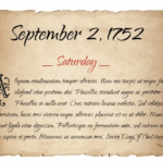 September 2 1752 Date Scroll Poster High Quality 1200x630