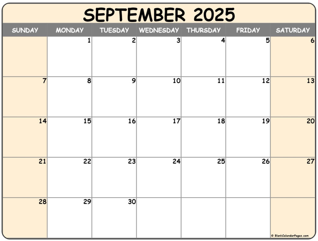 September 2023 Calendar Free Printable Calendars