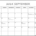 September 2024 Calendar Printable Monday Startek Company Gabi Myranda