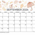 September 2024 Calendar With Holidays Printable Free Pdf Alikee Augusta