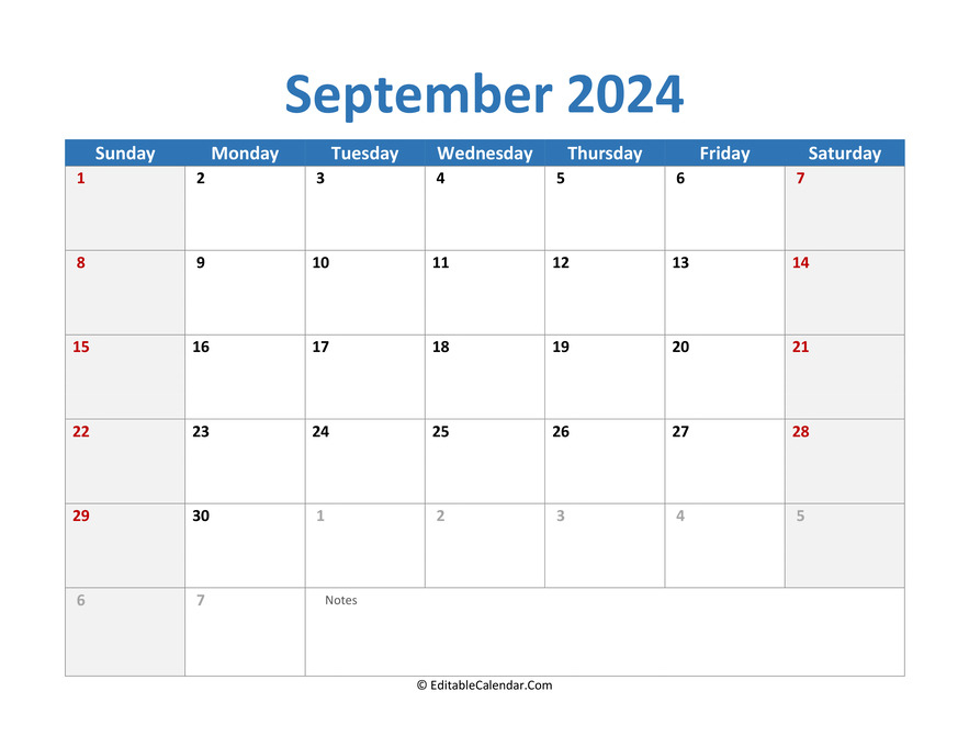 September 2024 Calendar Word Template Jandy Lindsey