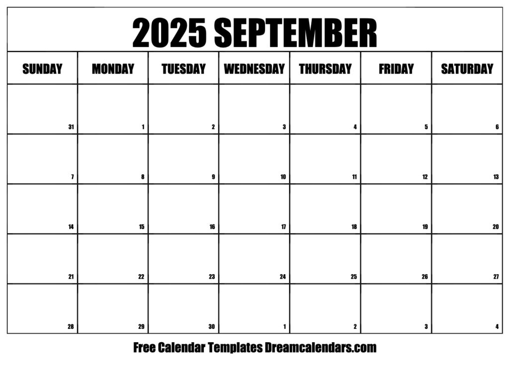 September 2025 Calendar With U S Holidays Printable Nicoline N Bach
