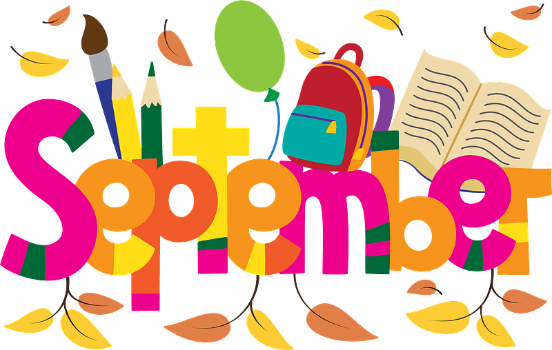 September Calendar Clip Art