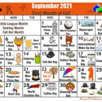 September Calendar National Days Adel Nataline