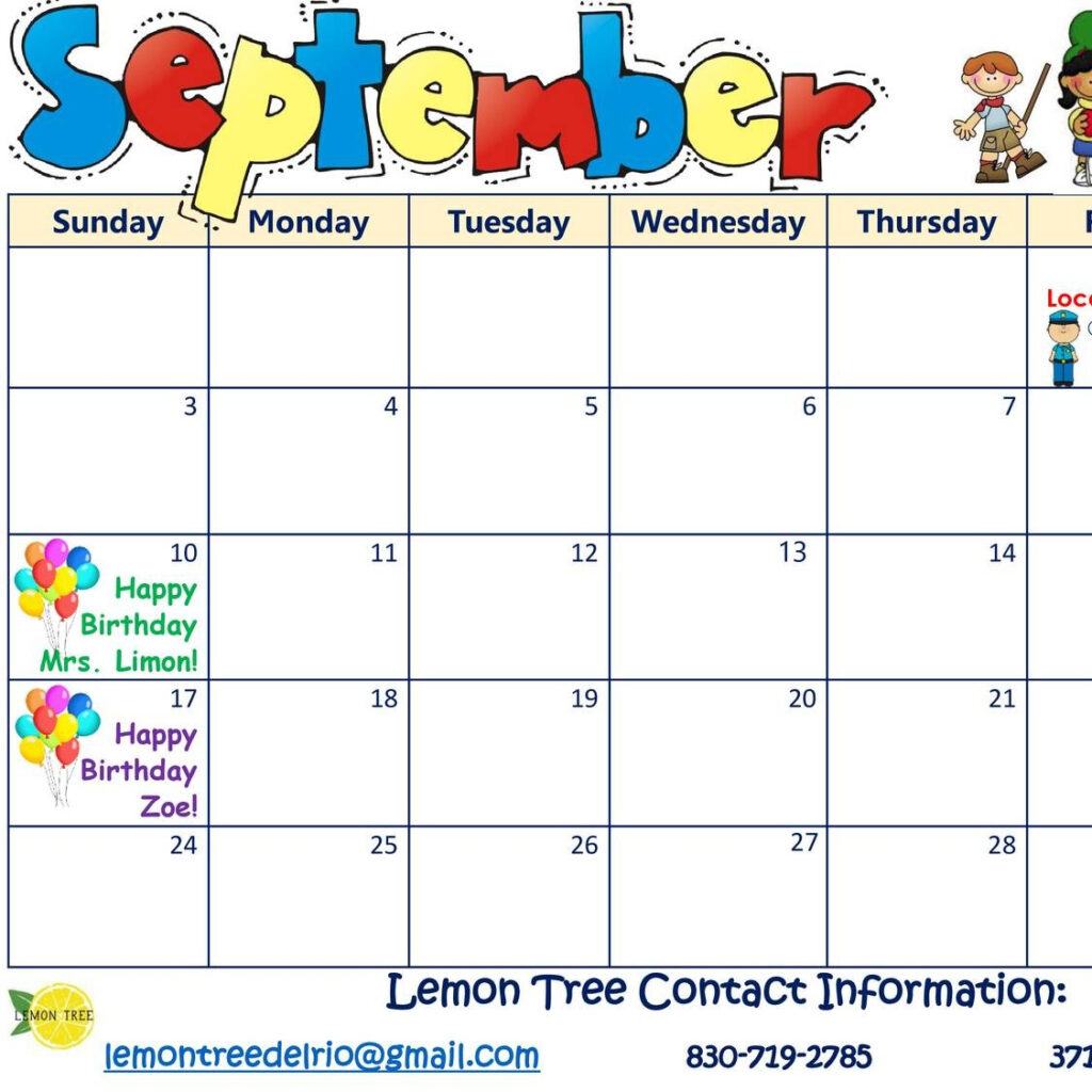 September Calendar pptx DocDroid