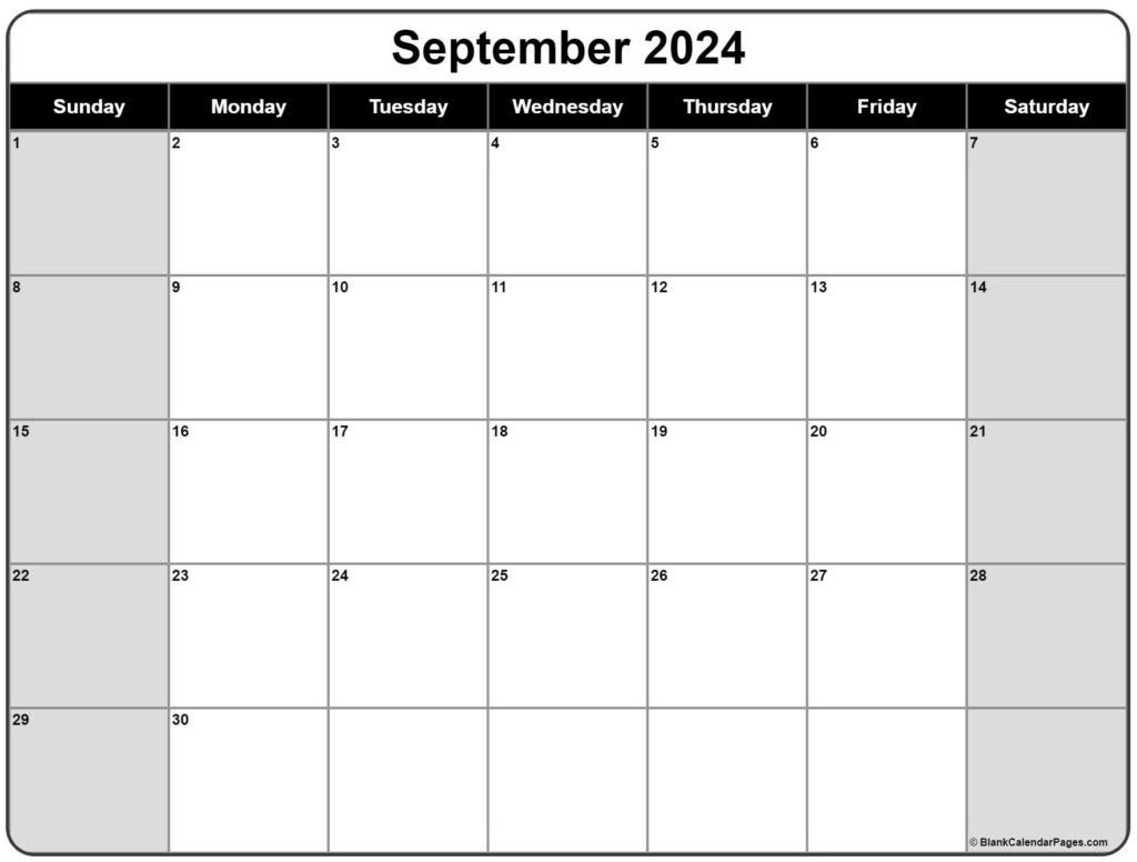 September Fill In Calendar 2024 Jobi Linnet