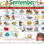 September Fun Calendar Monthly Printable Calendar Pages