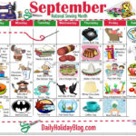 September Holiday Calendar Holiday Calendar Weird Holidays National