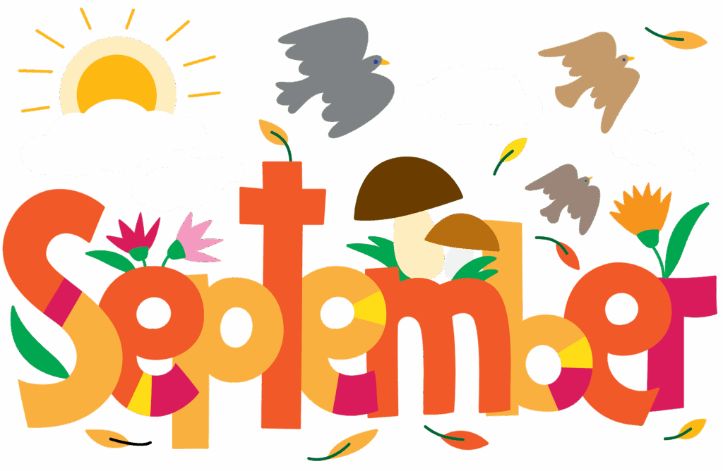 September Month Clip Art