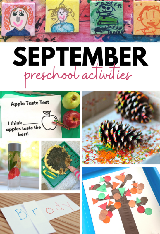 September Preschool Activities No Time For Flash Cards