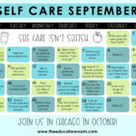 September Teacher Self Care Calendar For Teachers The Instructional