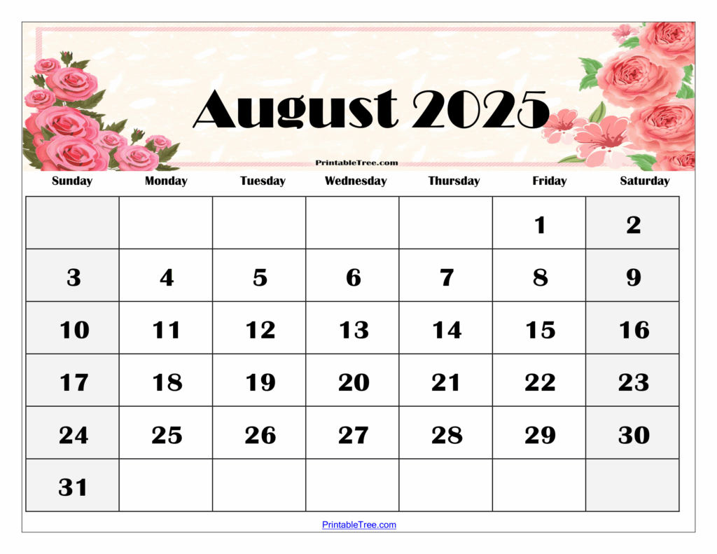 Show Me A Picture Of August 2025 Calendar Printable Indiana J Fairfax