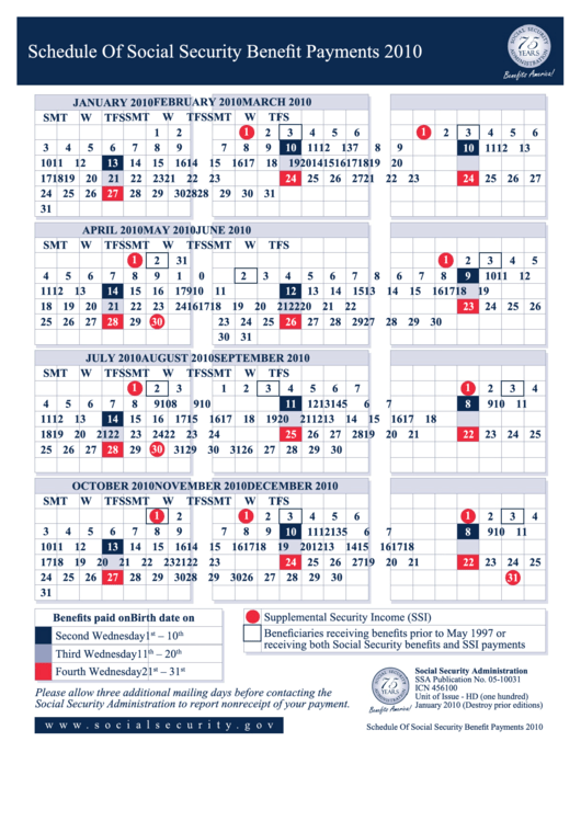 Social Security Payment Schedule 2025 For Ssis Shane T Lewis